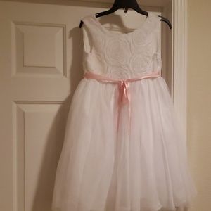 Girls white dress